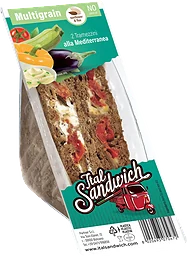 Sandwich Fullkorn Mediterranean