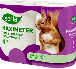 Toalettpapper Maximeter 4p Miljömärkt