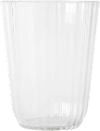 Dricksglas Ribbat Klar