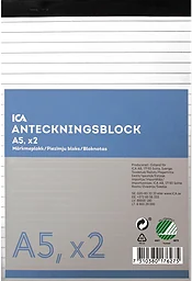 Anteckningsblock A5 linjerat Home