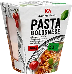 Färdigmat Pasta Bolognese