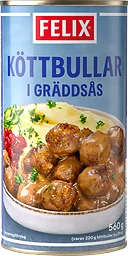 Köttbullar i Gräddsås