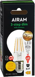 Led Klotlampa 806lm E27 60w Doím 3steg Varmvit