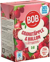 Granatäpple Hallon Lättdryck