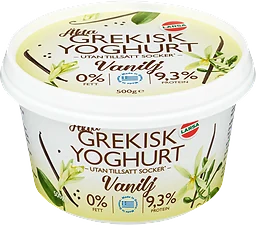 Yoghurt Äkta Grekisk Vanilj 0%