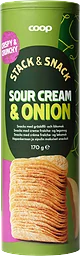 Chips Stack & snack Sour cream & onion