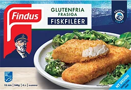 Frasiga fiskfiléer Glutenfria