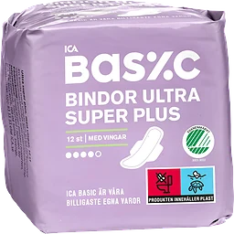Binda Ultra Super Plus med vingar 12-p