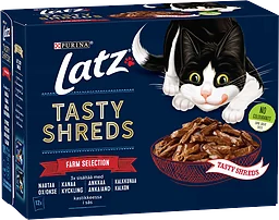 Farm Selection Tasty Shreds Kattmat Sås 12-pack