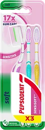 Tandborste Sensitive 3-p