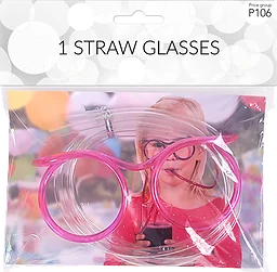 Sugrör Glasögon