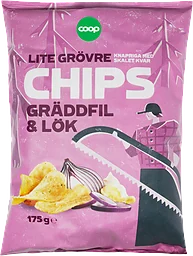 Chips Gräddfil & lök