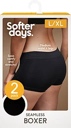 Boxer Seamless Svart L/xl