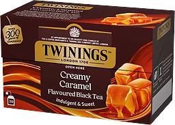 Svart te Creamy caramel 20-pack