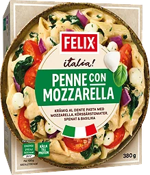 Penne Con Mozzarella Fryst/1 Port