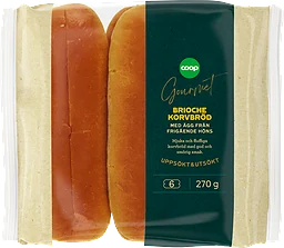 Korvbröd Brioche 6-pack
