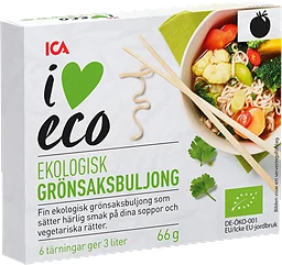 Grönsaksbuljong Ekologisk 6-p 66g