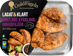 Kycklinginnerf Grillad Bbq Smak Sverige