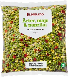 Ärter Majs Paprika