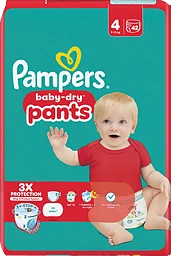 Blöjor Baby Dry Pants 4 9-15 Kg