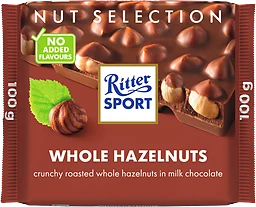 Mjölkchoklad Hasselnötter