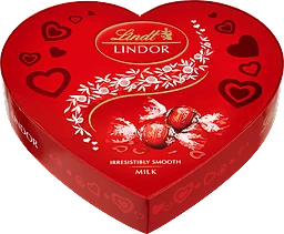 Milk Lindor Chokladkulor Hjärtask