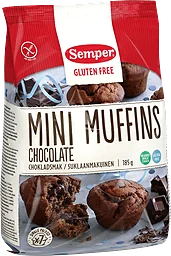 Mini Muffins Choklad Glutenfri