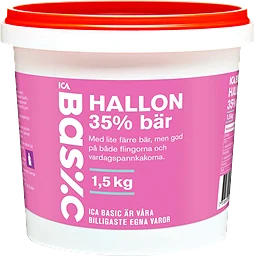 Hallon 35% bär
