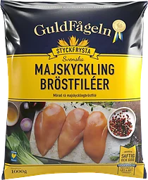 Majskycklingbröstfiléer Fryst
