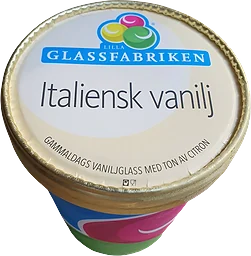 Glass Italiensk Vanilj