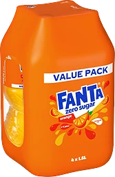 Orange Zero Läsk, Pet