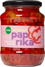 Röd Paprika Strimlad