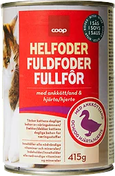 Kattmat Helfoder Ankkött