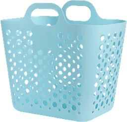 Strandväska plast blå