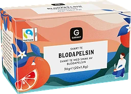 Blodapelsin Svart Te