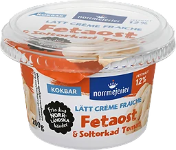 Crème Fraiche Lätt Fetaost & soltorkad tomat 12%