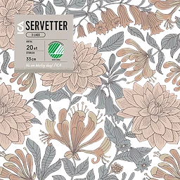 Servett 33cm Dahlia