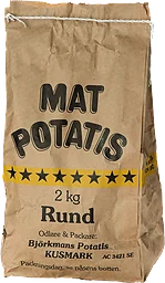 Mat Potatis Rund Potatis