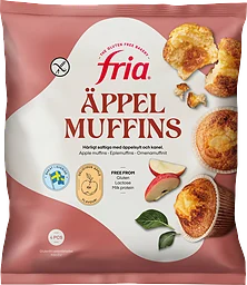 Glutenfria Äppelmuffins 4-pack