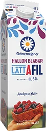 A-fil Lätt Hallon & blåbär 0,5% 1l