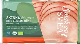 Skinka Mild alspånsrökt Eko