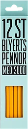 Blyertspennor med Sudd