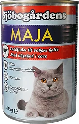 Oxkött i Sås Maja Kattmat Våt