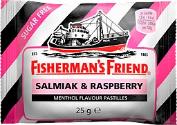 Salmiak Raspberry Sockerfri Halstablet