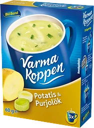 Potatis & Purjolöksoppa 3 portioner Varma Koppen