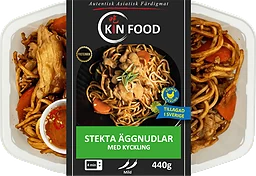 Äggnudlar Kyckling Grönsaker