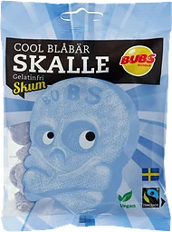 Cool Blåbär Skalle Skum Godis
