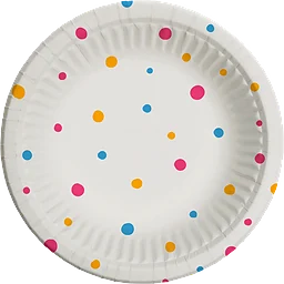 Djup tallrik Konfetti 18cm 12-p