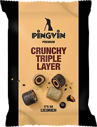 Godispåse Crunchy Triple Layer Lakrits