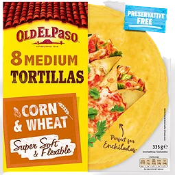 Tortilla Majs & Vete Medium 8-pack
